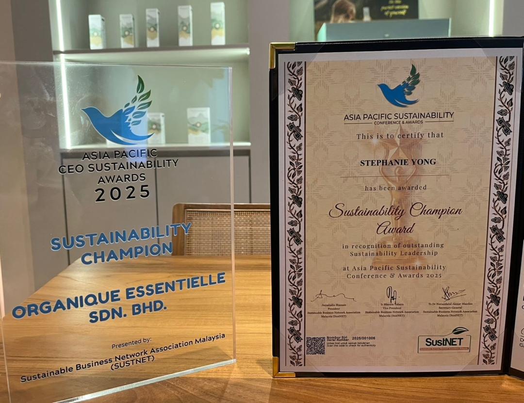 Organique Essentielle at the 2025 Asia Pacific CEO Sustainability Awards